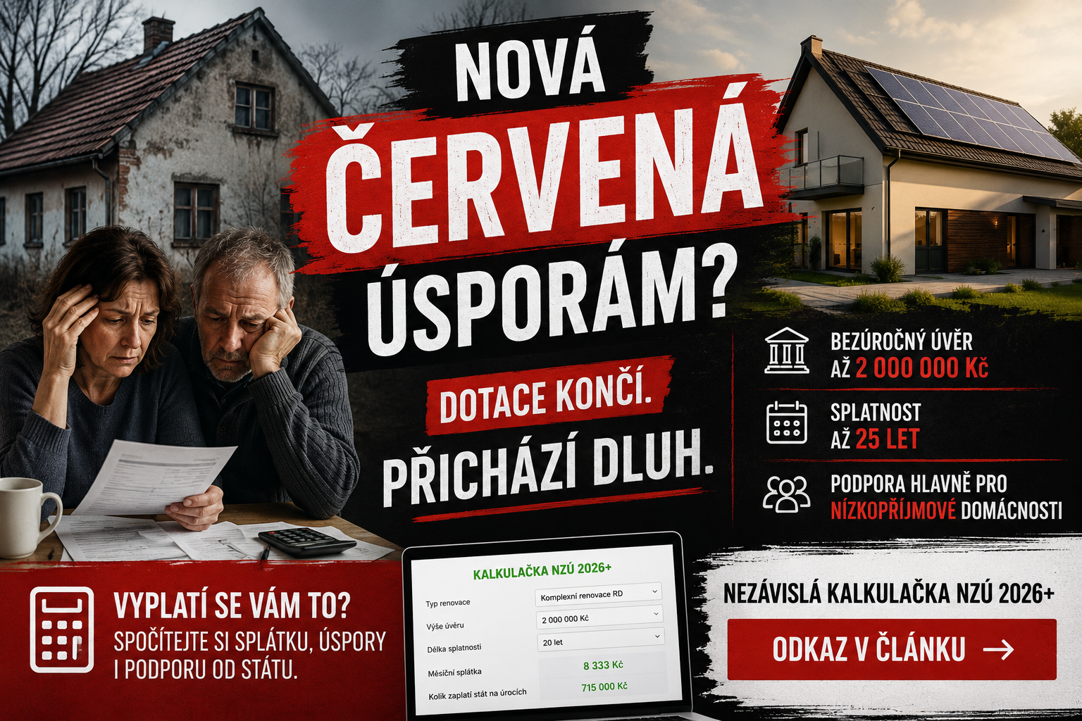 Nová zelená úsporám novinky